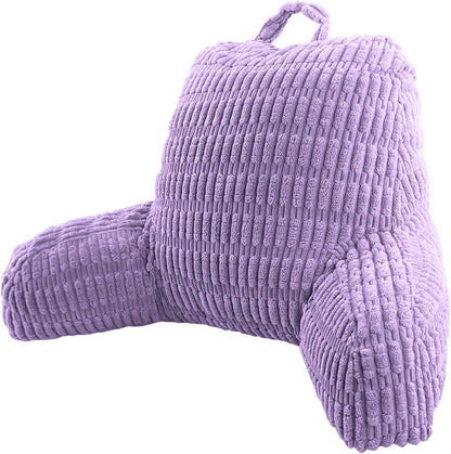Reading Pillows for Sitting in Bed Adult, Back Rest Pillow for Sitting Up in Bed and Couch, Back Support Chair Pillow Support for Adult Backrest Pillows for Reading (Dark Grey)