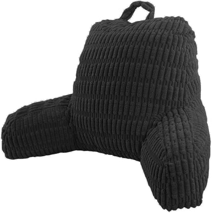 Reading Pillows for Sitting in Bed Adult, Back Rest Pillow for Sitting Up in Bed and Couch, Back Support Chair Pillow Support for Adult Backrest Pillows for Reading (Dark Grey)
