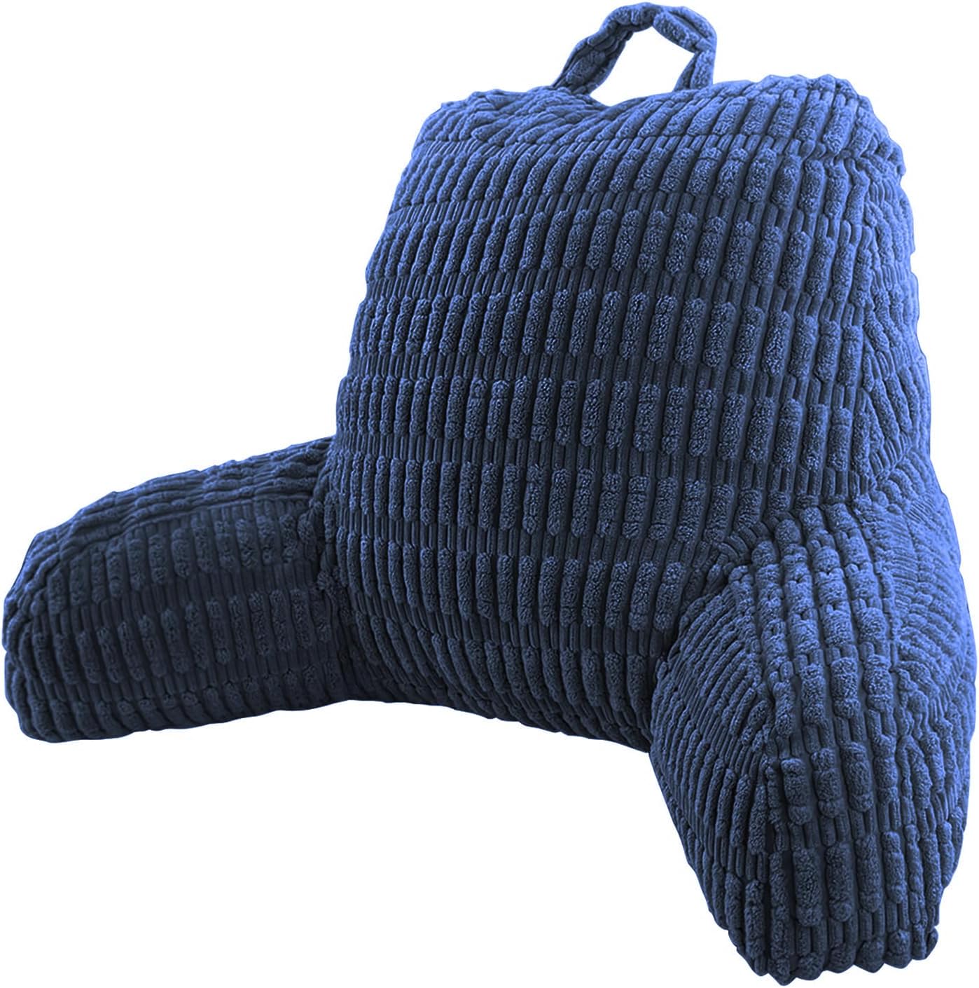 Reading Pillows for Sitting in Bed Adult, Back Rest Pillow for Sitting Up in Bed and Couch, Back Support Chair Pillow Support for Adult Backrest Pillows for Reading (Dark Grey)