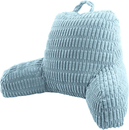 Reading Pillows for Sitting in Bed Adult, Back Rest Pillow for Sitting Up in Bed and Couch, Back Support Chair Pillow Support for Adult Backrest Pillows for Reading (Dark Grey)