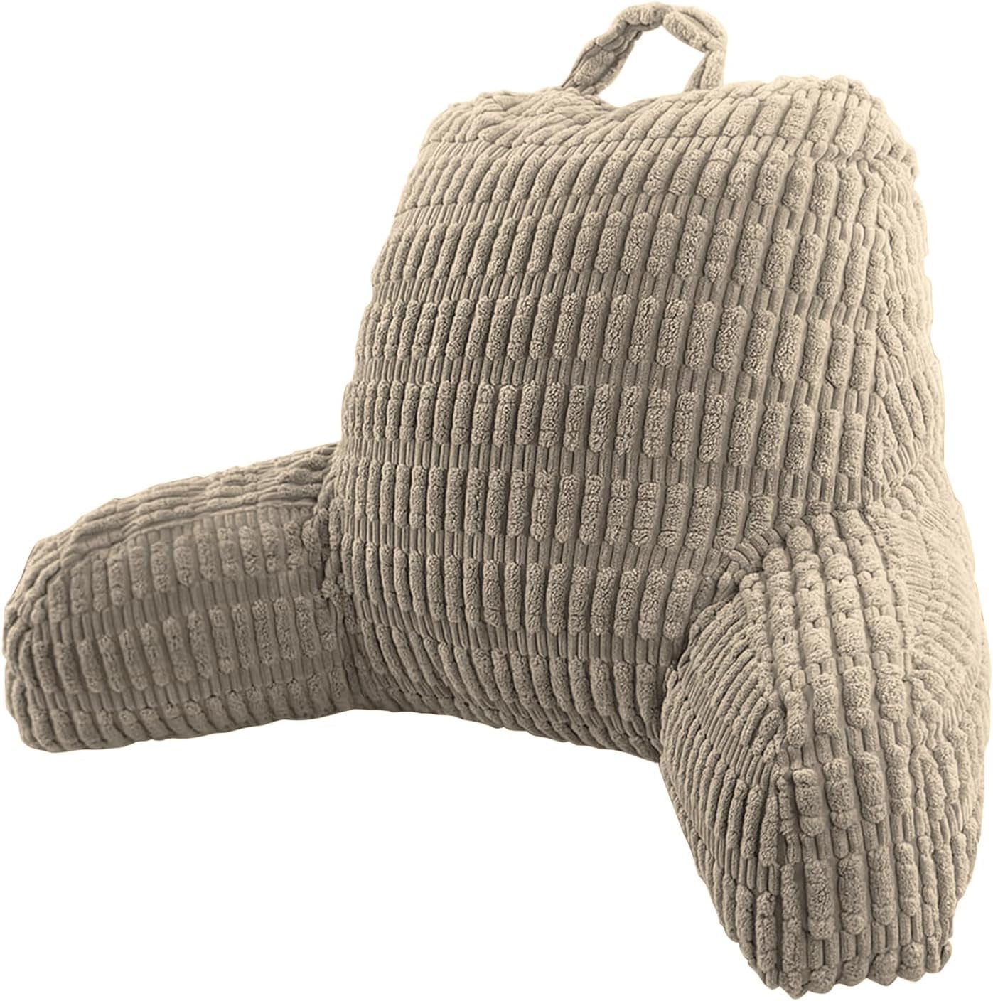 Reading Pillows for Sitting in Bed Adult, Back Rest Pillow for Sitting Up in Bed and Couch, Back Support Chair Pillow Support for Adult Backrest Pillows for Reading (Dark Grey)